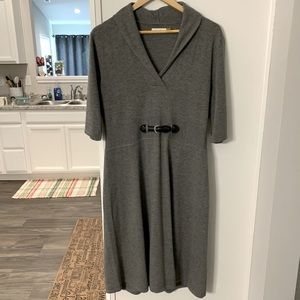 Calvin Klein Gray Sweater Dress